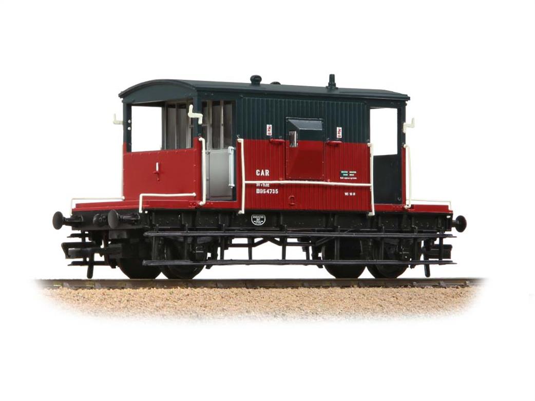 Bachmann OO 37-540 BR 20 Ton Brake Van CAR Rail Express Systems RES Red & Black