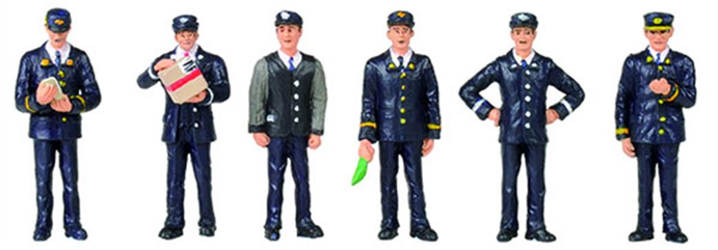 Bachmann OO 36-405 Station Staff 1960 & 1970s 6 Figure Pack