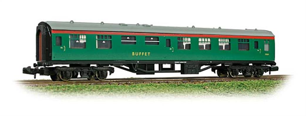 Graham Farish N 374-108A BR Mk1 RMB Miniature Buffet Southern Green