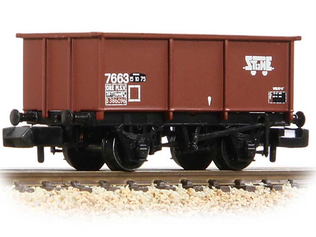 Graham Farish N 377-278B 27t Steel Tippler Wagon Bauxite Stone Traffic