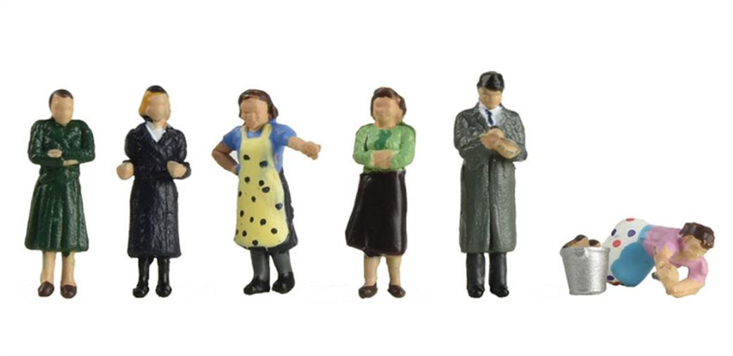 Graham Farish N 379-319 Suburban Street Scene 6 Piece Pack