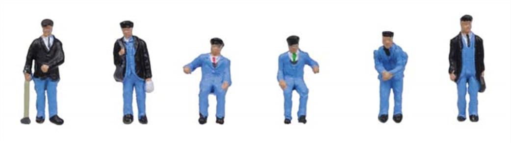 Graham Farish N 379-320 Train Crew 1950s Figure Set