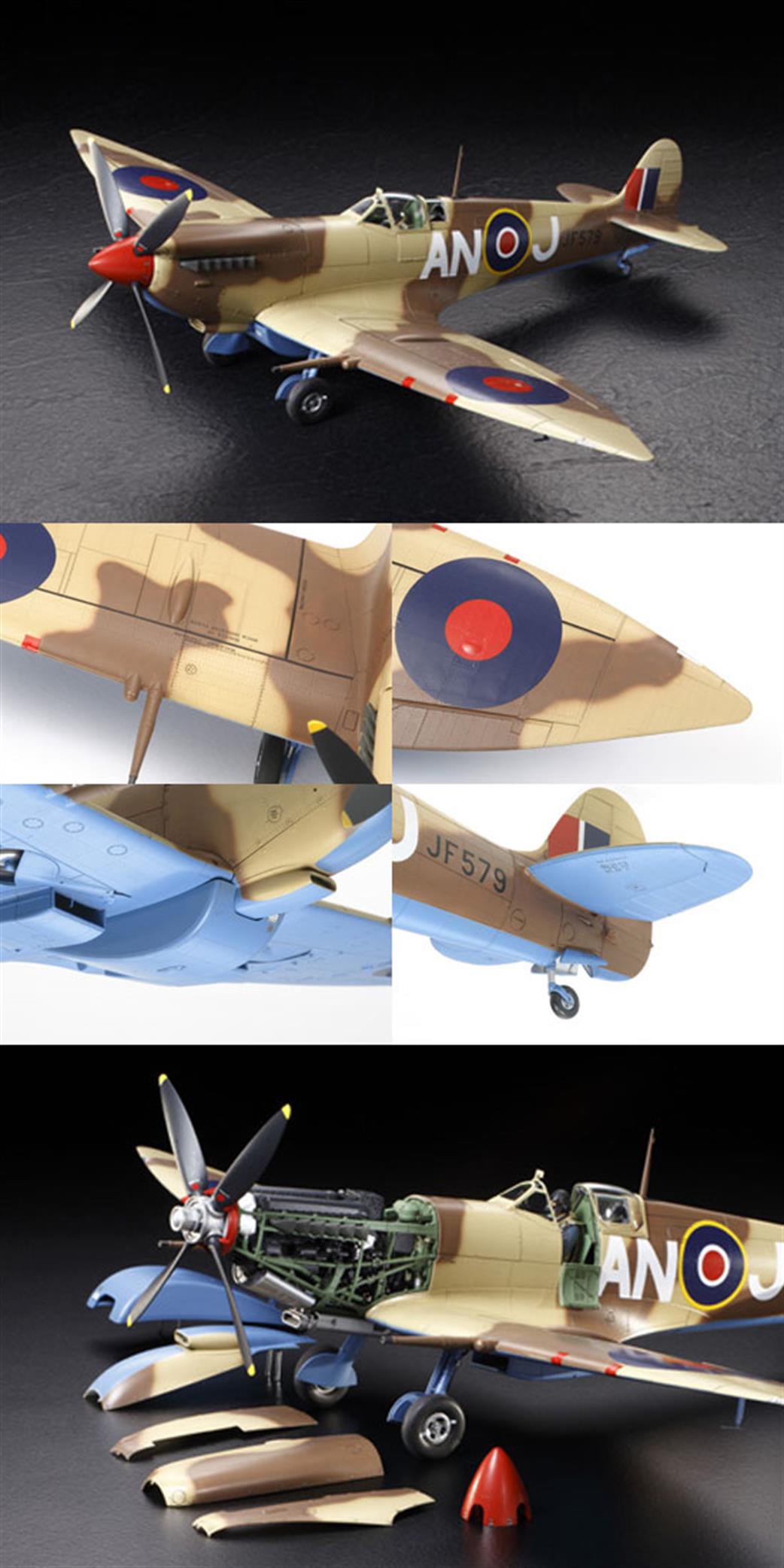 Tamiya 1/32 60320 Supermarine Spitfire Mk.VIII Fighter Model Kit