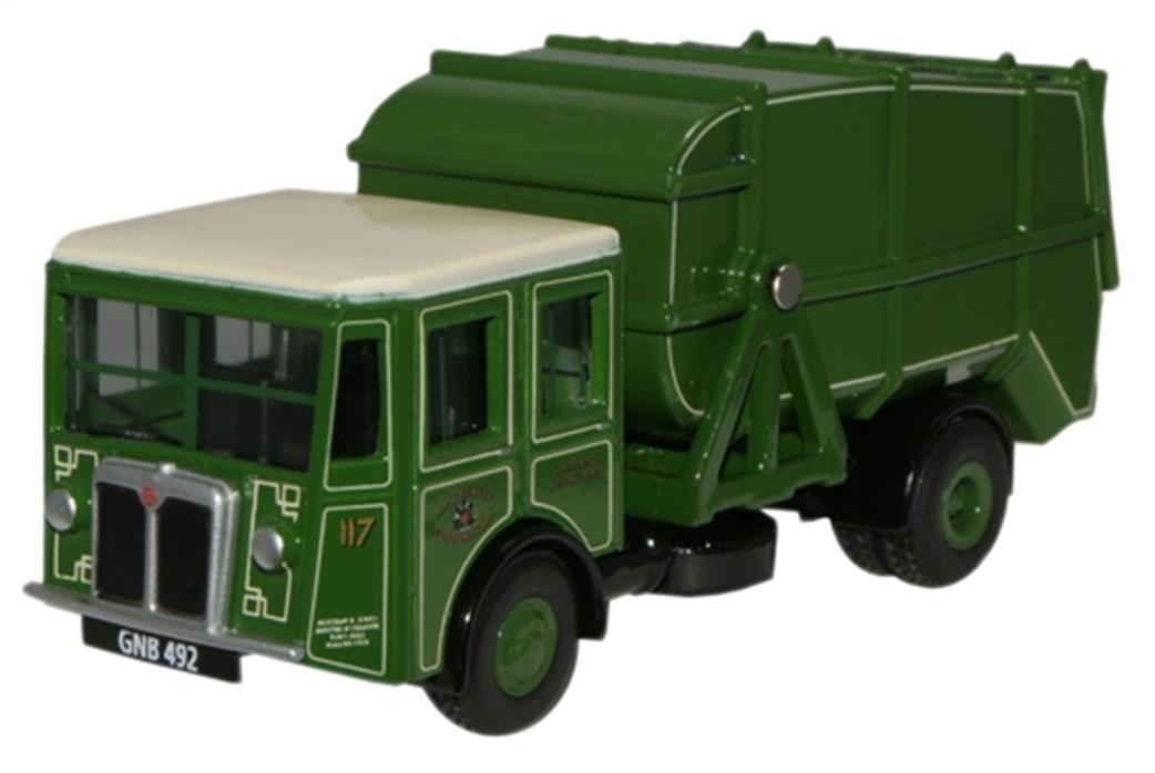 Oxford Diecast 1/76 76SD003 Manchester Corporation Cleansing Dept Shelvoke & Drewry Dustcart