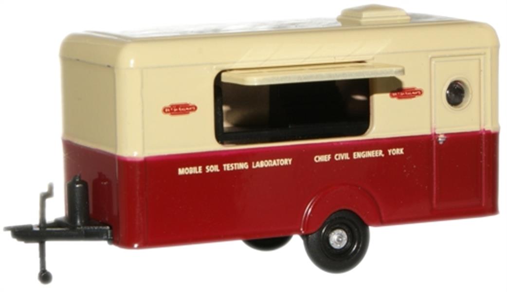 Oxford Diecast 1/76 76TR003 British Rail Mobile Soil Testing Laboratory Trailer