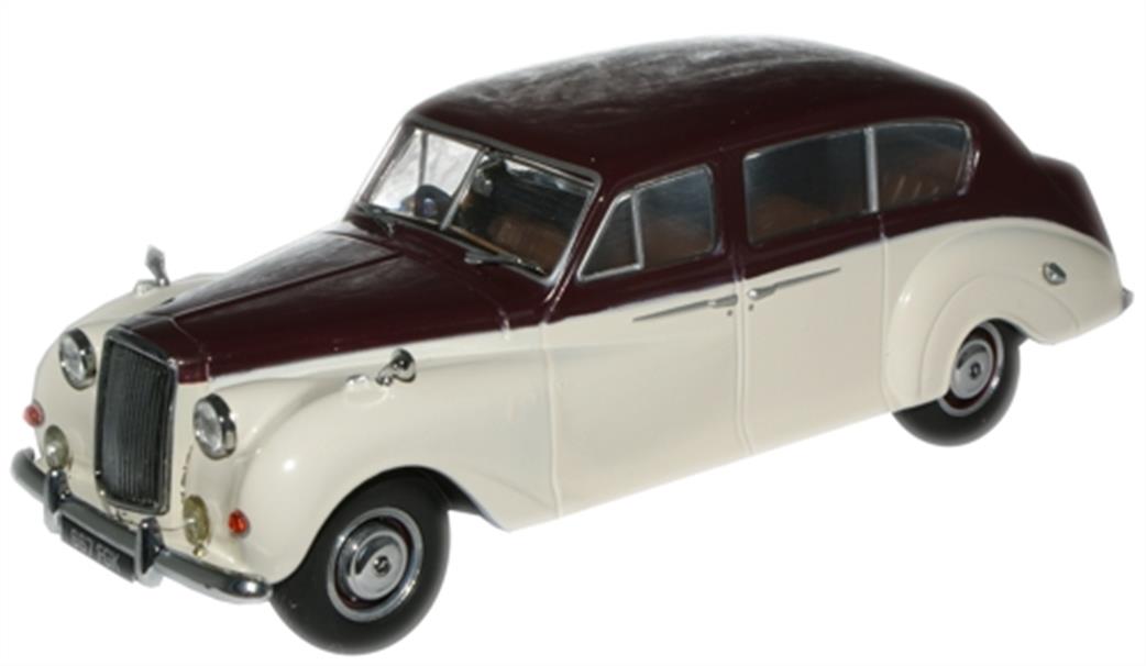 Oxford Diecast 1/43 AP005 Austin Princess Late Maroon/Old English White