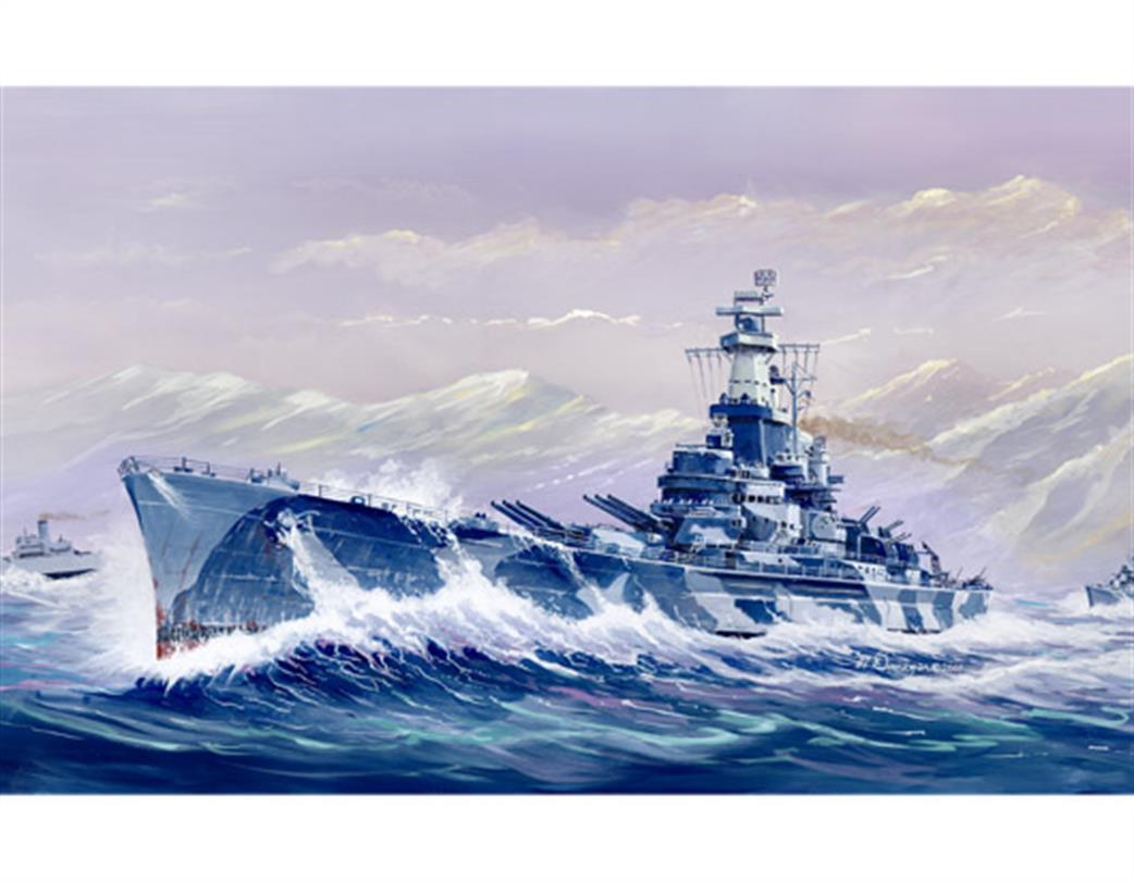 Trumpeter 1/700 05762 USS Alabama BB60 US Navy Battleship Kit