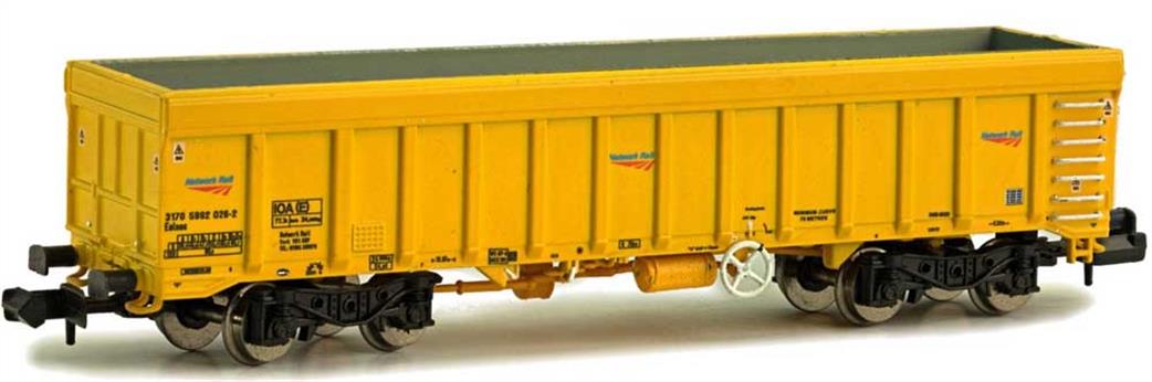 Dapol N 2F-045-009 Network Rail IOA Open Ballast Wagon 3170 5992 118-7