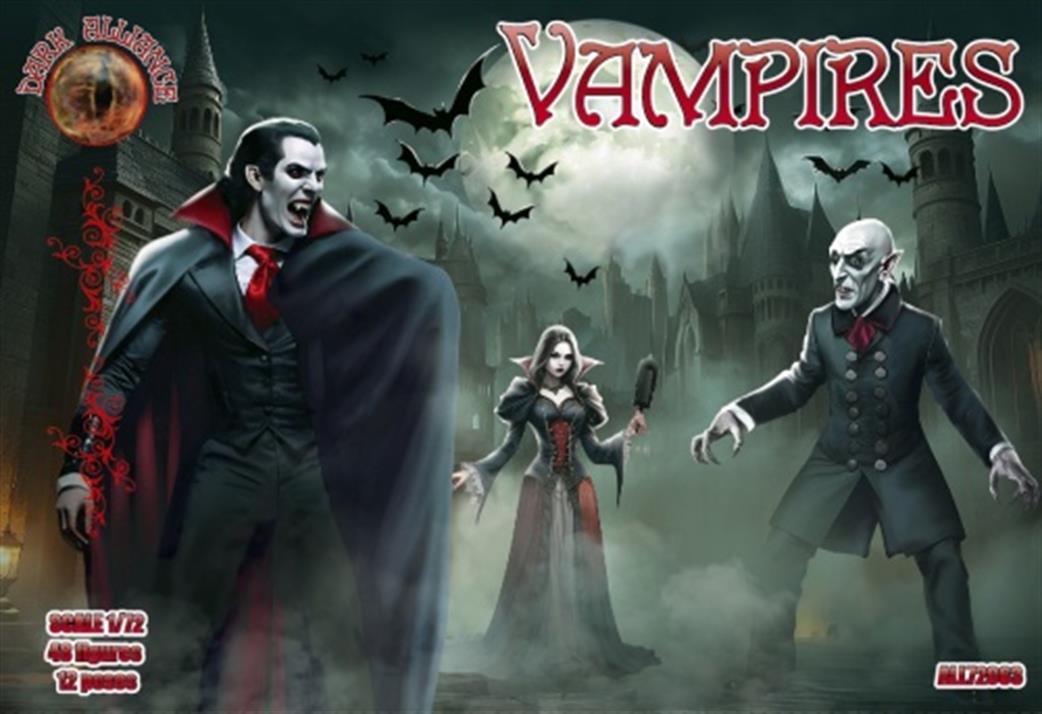 Dark Alliance 1/72 72063 Vampires 48 Figure Set