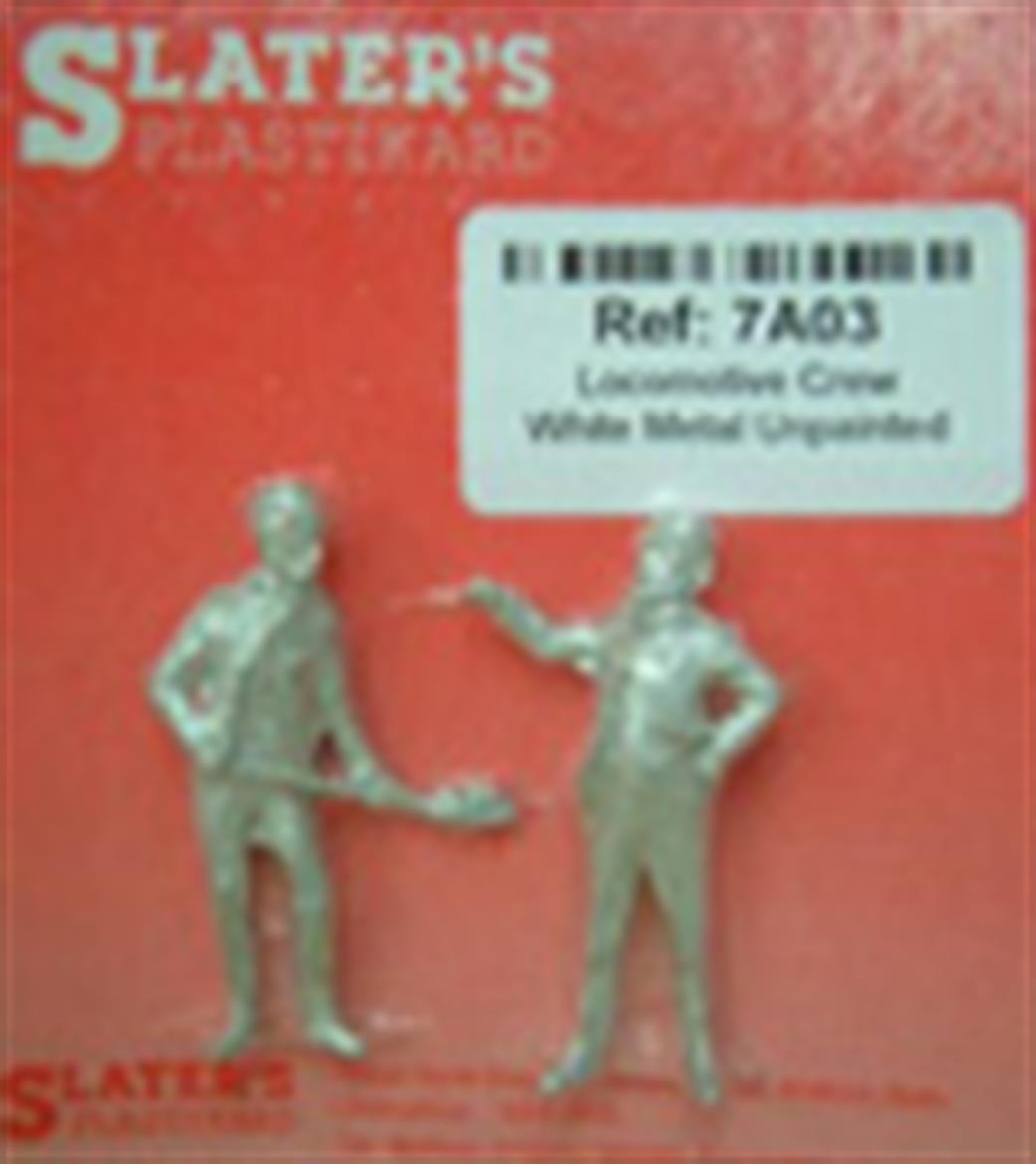 Slaters Plastikard O Gauge 7A03 Victorian Locomotive Crew Figures Driver & Fireman