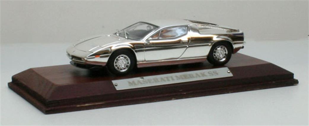 Altaya 1/43 MAGAC37 Chrome Maserati Merak SS 1977