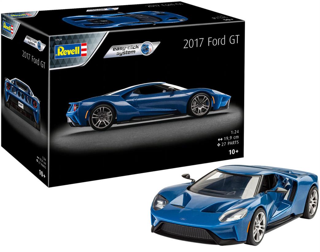 Revell 1/24 07824 2017 Ford GT Easy Click Car Kit