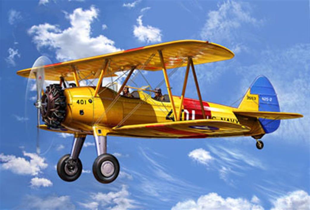 Revell 1/72 04676 Stearman Kaydet Biplane Model Kit