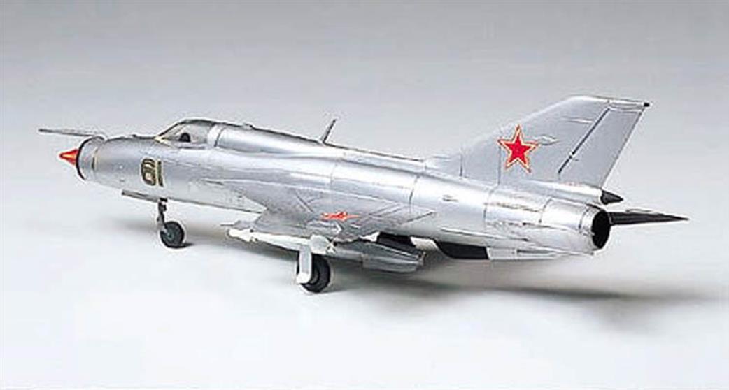 Tamiya 1/100 61602 Mig 21 Fishbed Russian Fighter/Bomber Kit