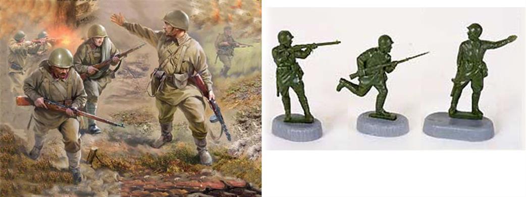 Zvezda 1/72 6103 Soviet Infantry 1941 Figure Set