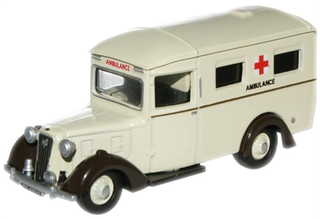 Oxford Diecast 1/76 76AMB001 Austin 18 Ambulance Rolls Royce Works