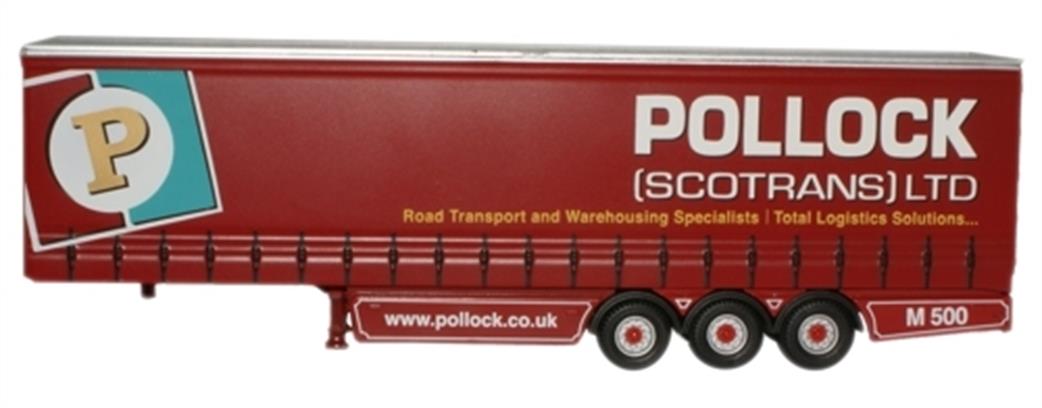 Oxford Diecast 1/76 MAN05CS T Trailer Pollock