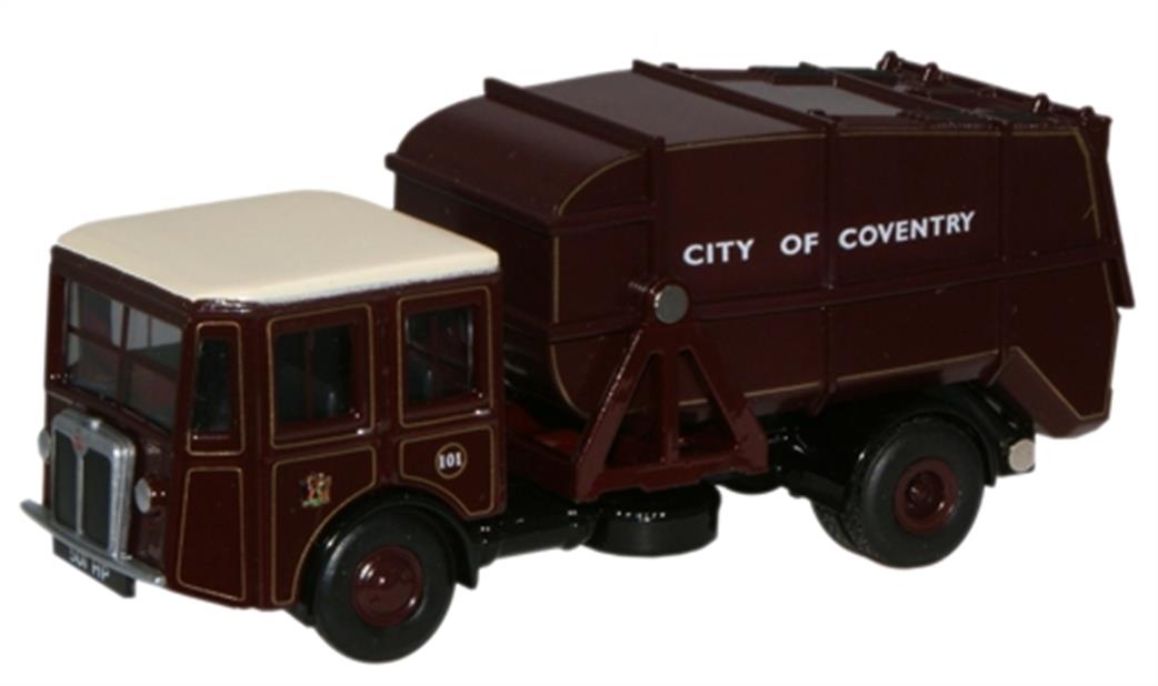 Oxford Diecast 1/76 76SD004 Shelvoke & Drewry Dustcart Coventry