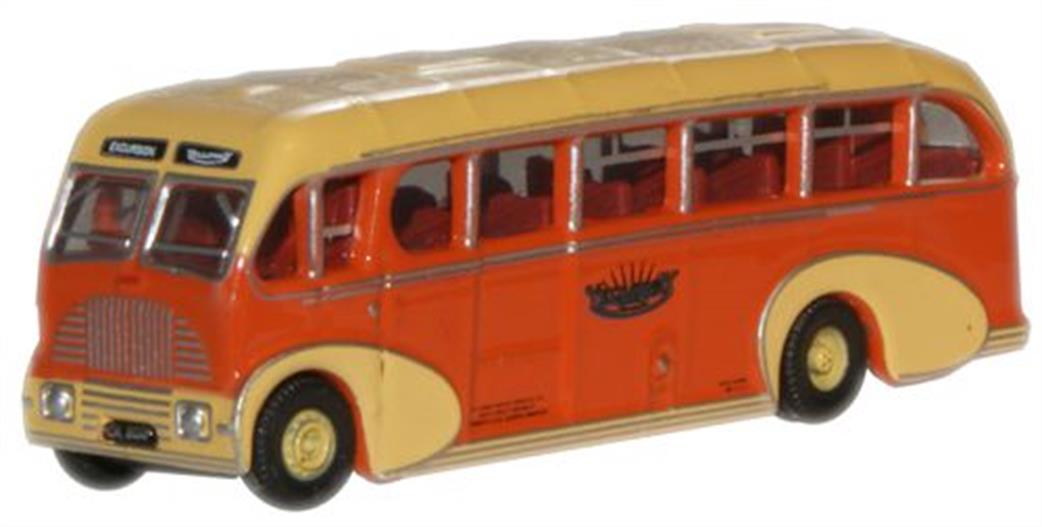 Oxford Diecast 1/148 NBS002 Burlingham Sunsaloon Yelloway