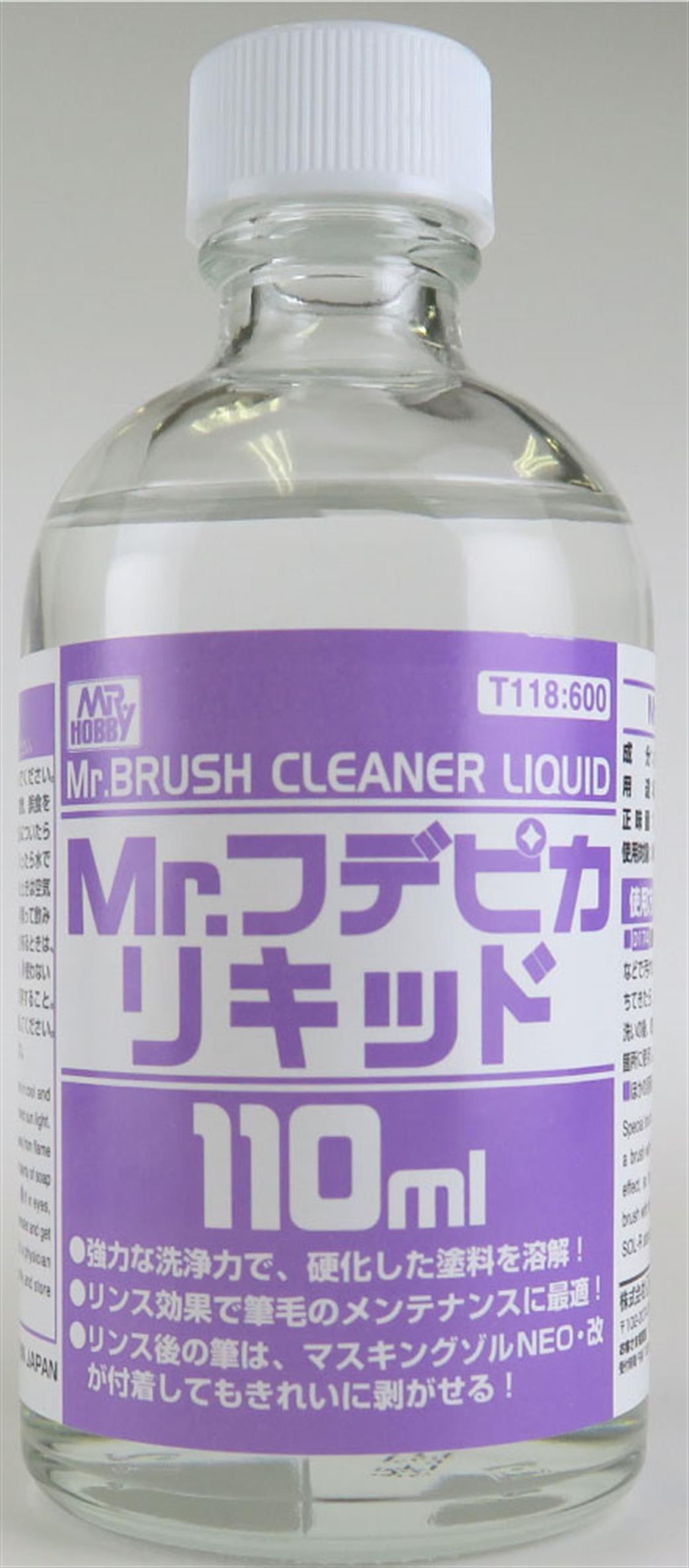 Gunze Sangyo  T-118 Mr Brush Cleaner Liquid 110ml Bottle