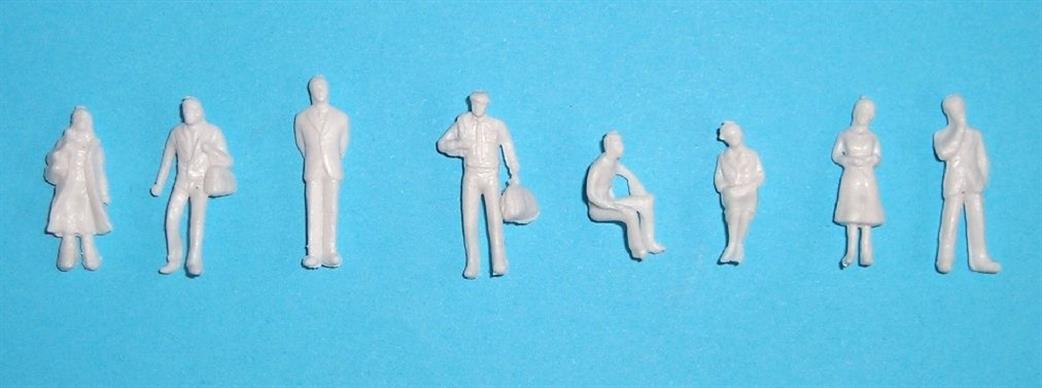 Tasma Products 1/200 TAS073502 Pack Of 25 Architectural Unpainted Figures