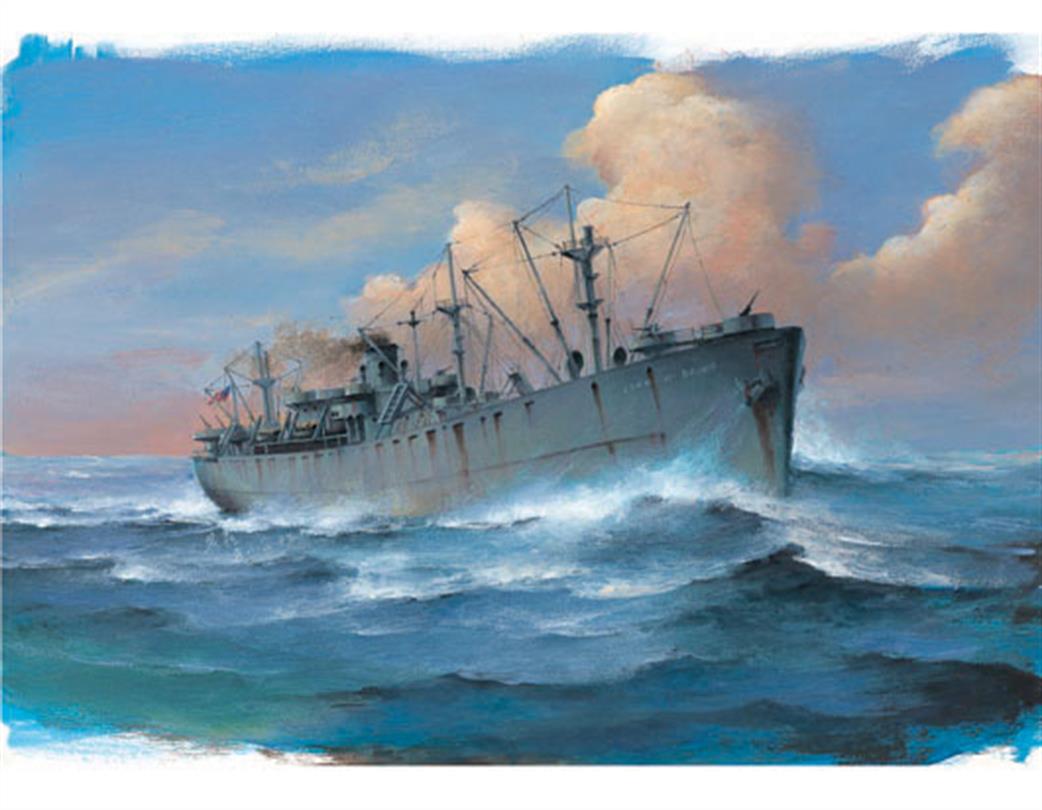 Trumpeter 1/700 05756 SS John W Brown WW2 Liberty Ship Kit