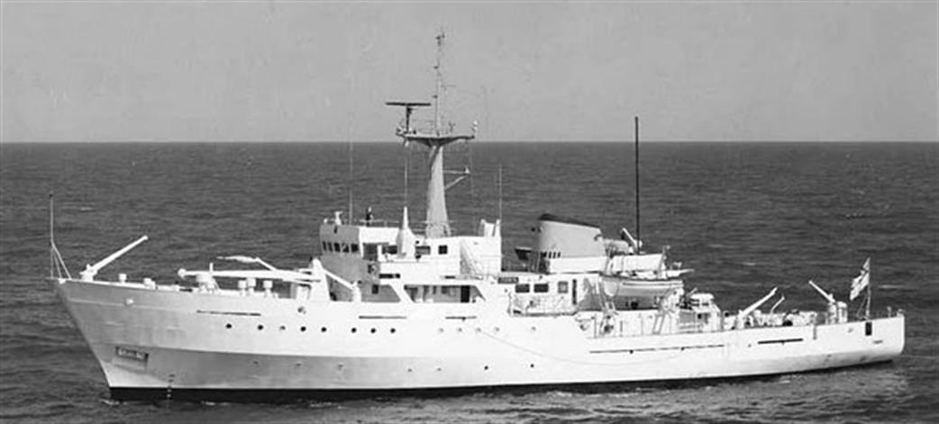 Albatros 1/1250 Alk78 HMS Bulldog, RN Hydrographic Survey Ship, 1968-2001