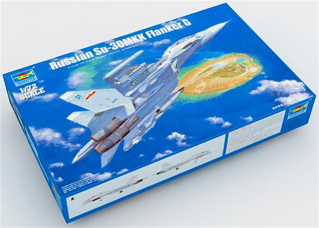 Trumpeter 1/72 01659 Su-30MKK Flanker G Chinese Modern Jet Plastic Kit