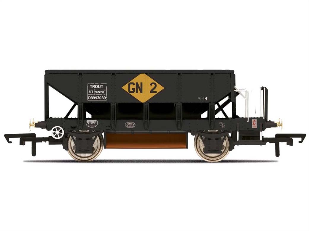 Hornby OO R60249 BR DB992039 ZFP Trout Ballast Hopper Wagon Black