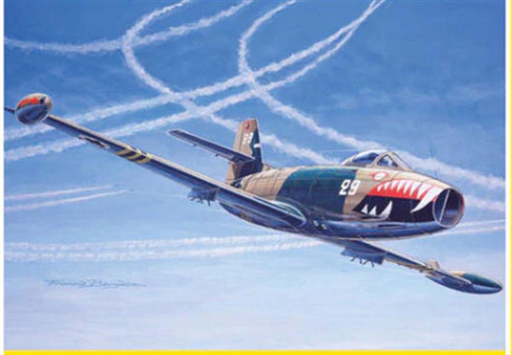 Heller  1/72 80201 MD 450 Ouragan French Jet Fighter/Bomber Plastic Kit