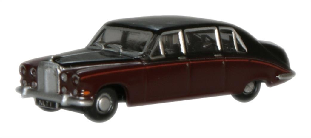 Oxford Diecast 1/148 NDS004 Daimler DS420 Claret & Black Queen Mum