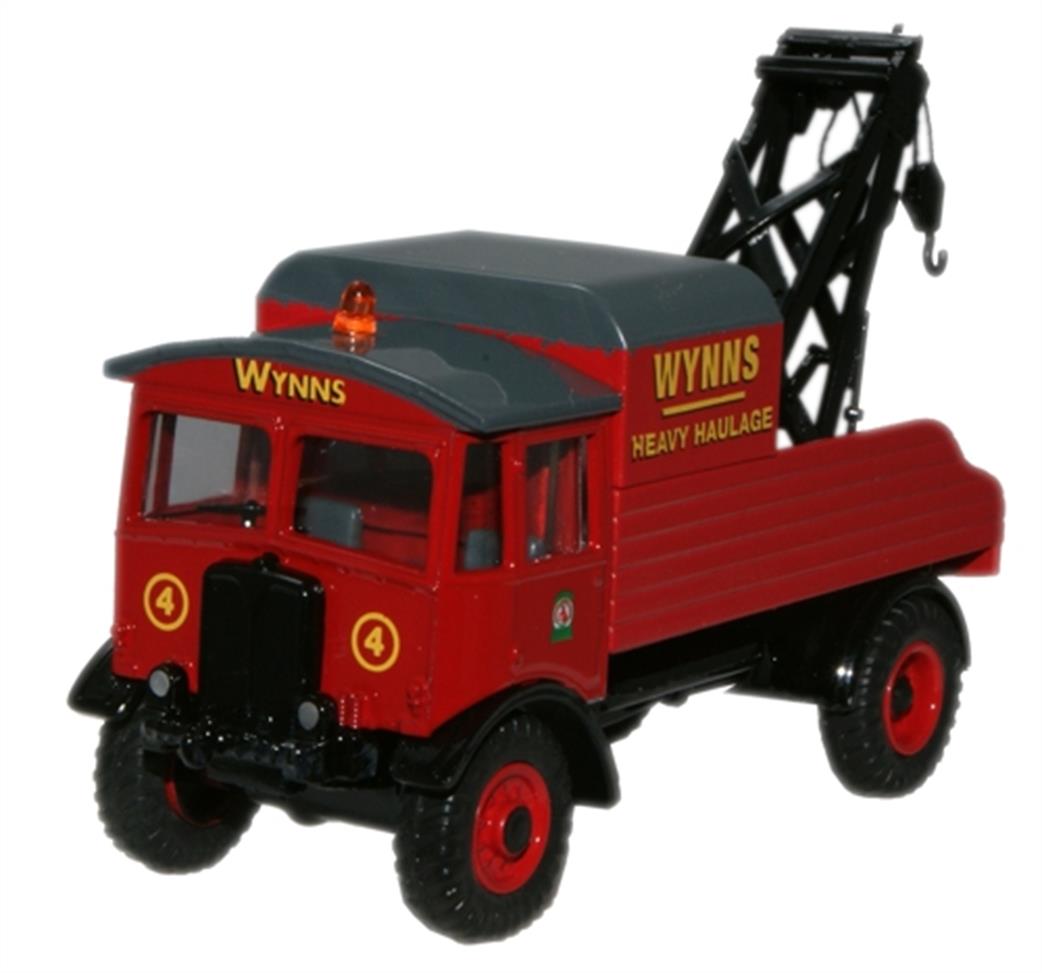 Oxford Diecast 1/76 76AEC001 AEC Matador Wrecker Wynns