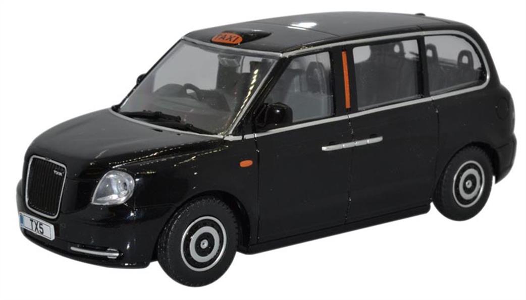 Oxford Diecast 1/43 43TX5001 TX5 Taxi Black