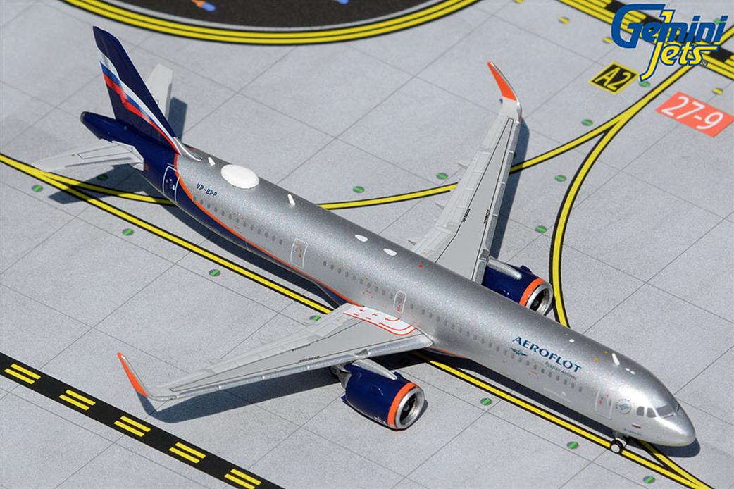 Gemini Jets 1/400 GJAFL1987 Aeroflot Russian Airlines A321Neo VP-BPP Civil Airliner