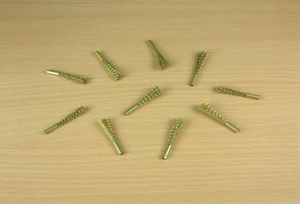 Expo 1/18 705-16 10 Brass Refills for 4mm Scratch Brush