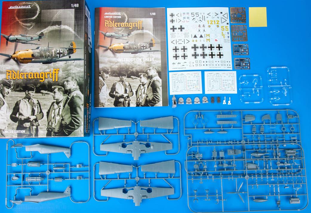 Eduard 1/48 11144 Adlerangriff Bf109 In The Battle Of Britain Dual Combo Plastic Kit