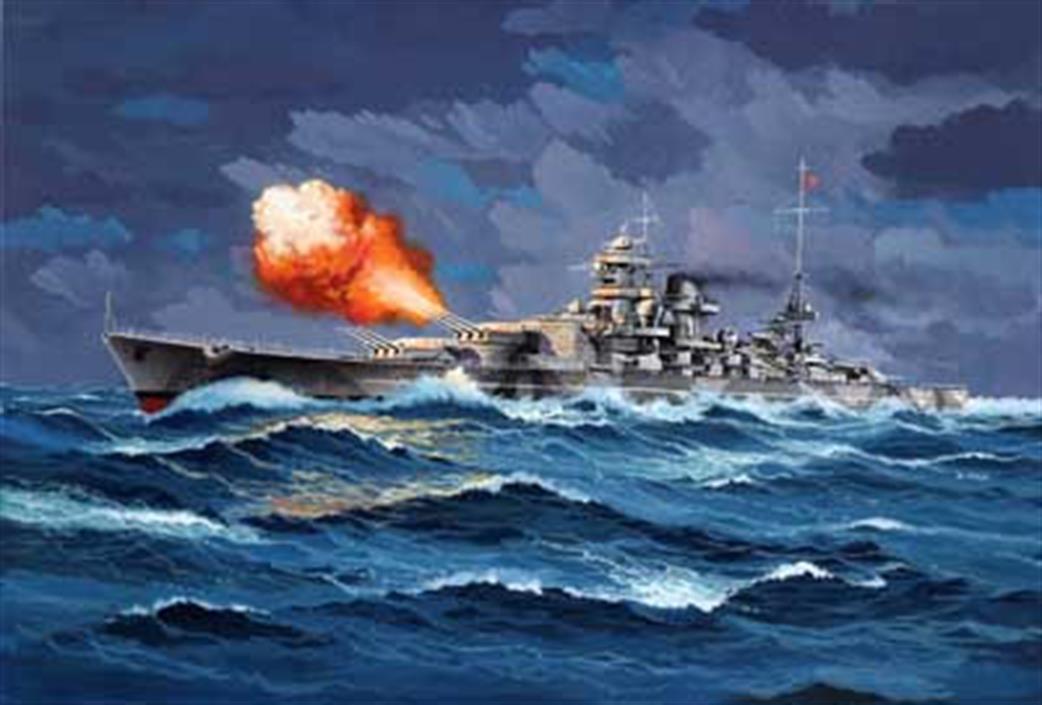 Revell 1/1200 05181 German Battlecruiser Gneisenau Plastic Kit