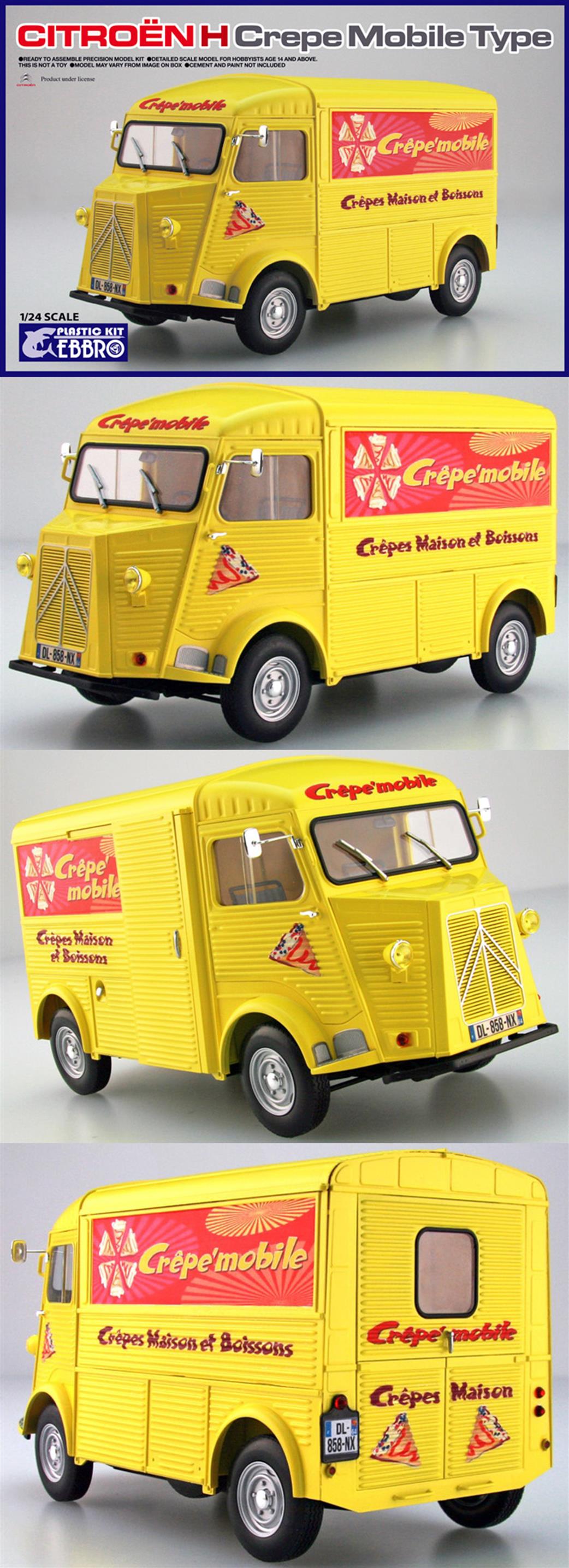 Ebbro 1/24 E25010 Citroen H Crepe Van Kit