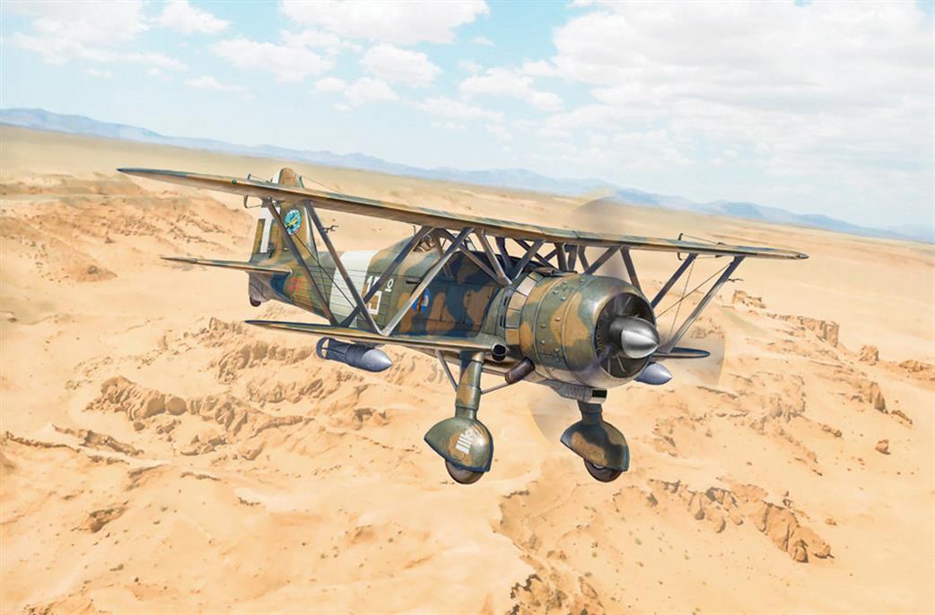 Italeri 1/48 2842 Fiat CR.42 Falco Assault / Night Fighter Kit