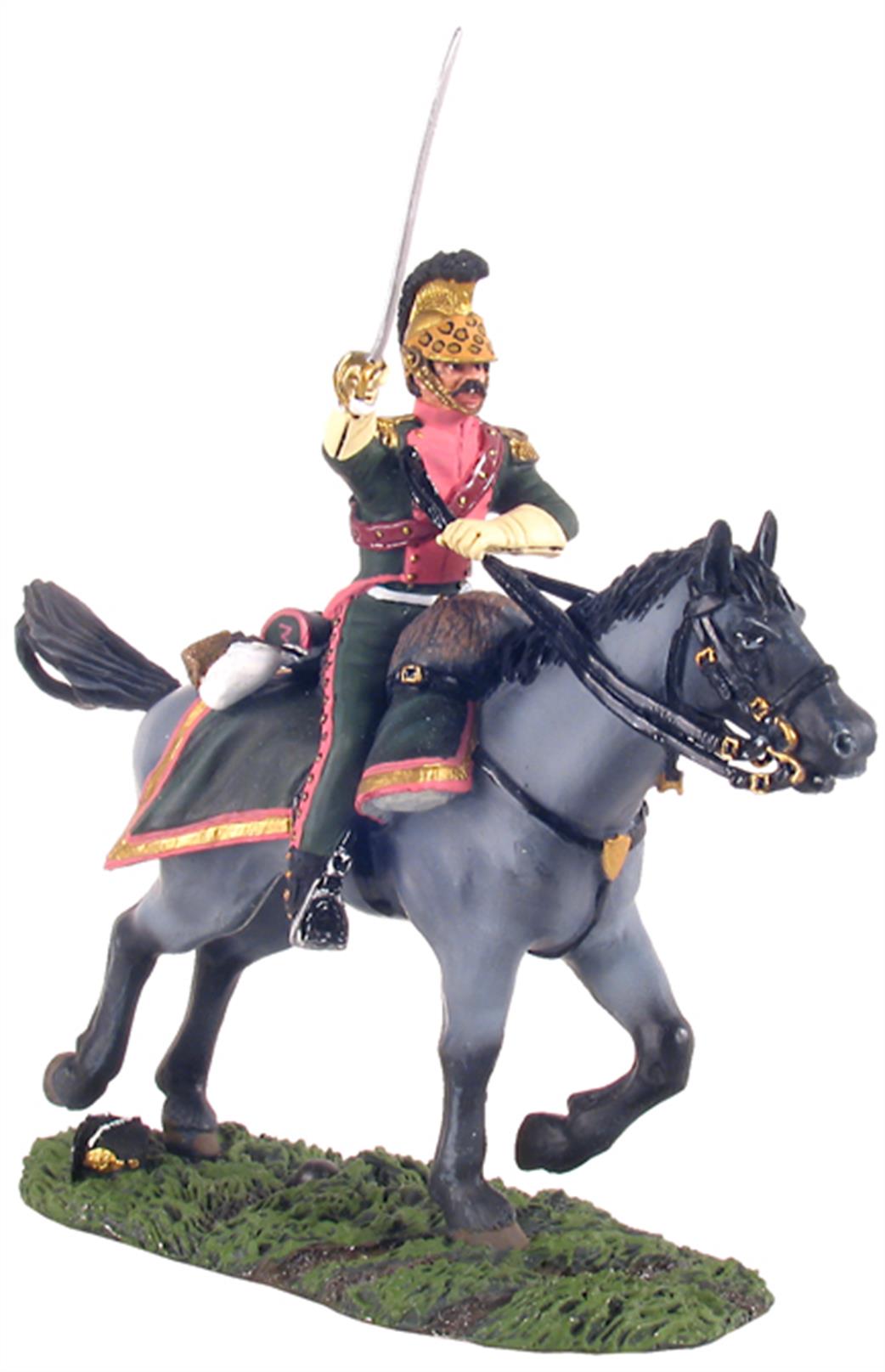 WBritain 1/30 36071 French 3rd Lancers Officer Charging No 1 Two Piece Set