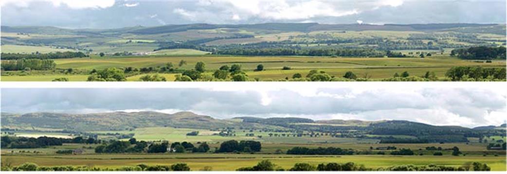 ID Backscenes N N208B Hills and Dales 9in Height Backscene Pack B