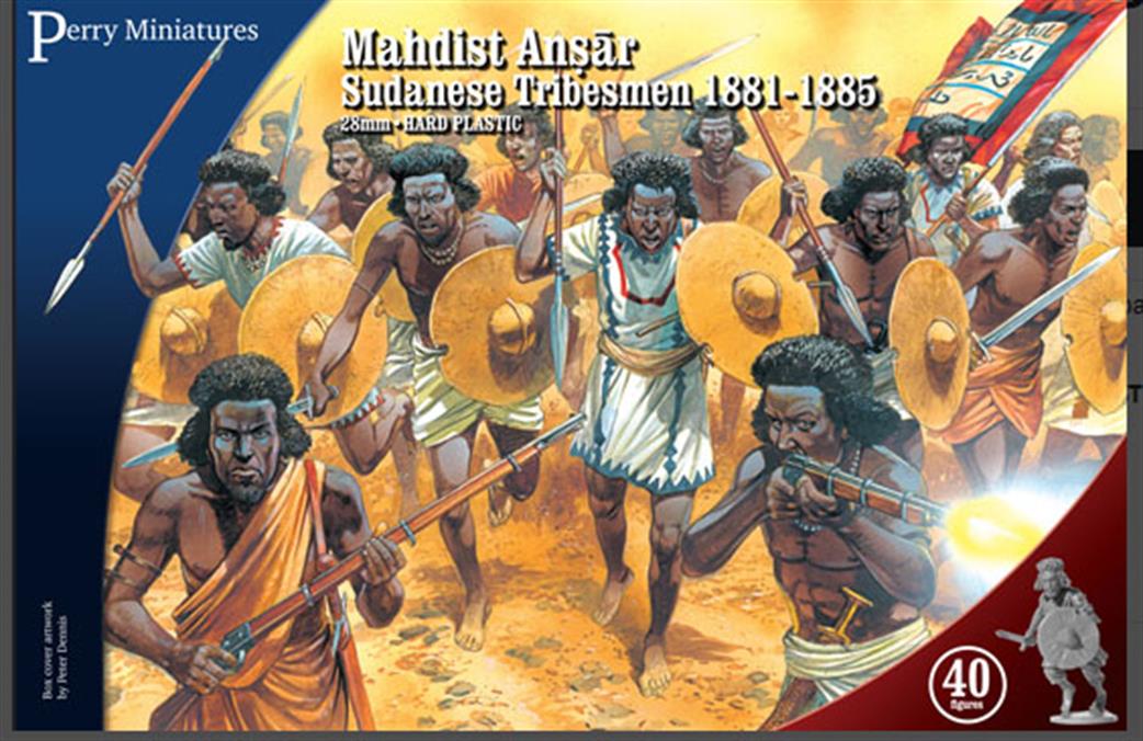 Perry Miniatures 28mm SA30 Madhist Ansar Sudan 1881-1885 Unpainted Hard Plastic Figures