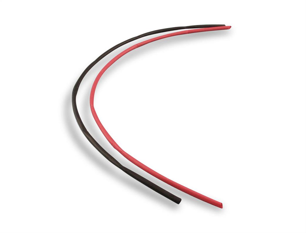 Logic RC  O-LG-HS02 2mm Red 1 Metre & Black 1m HeatShrink