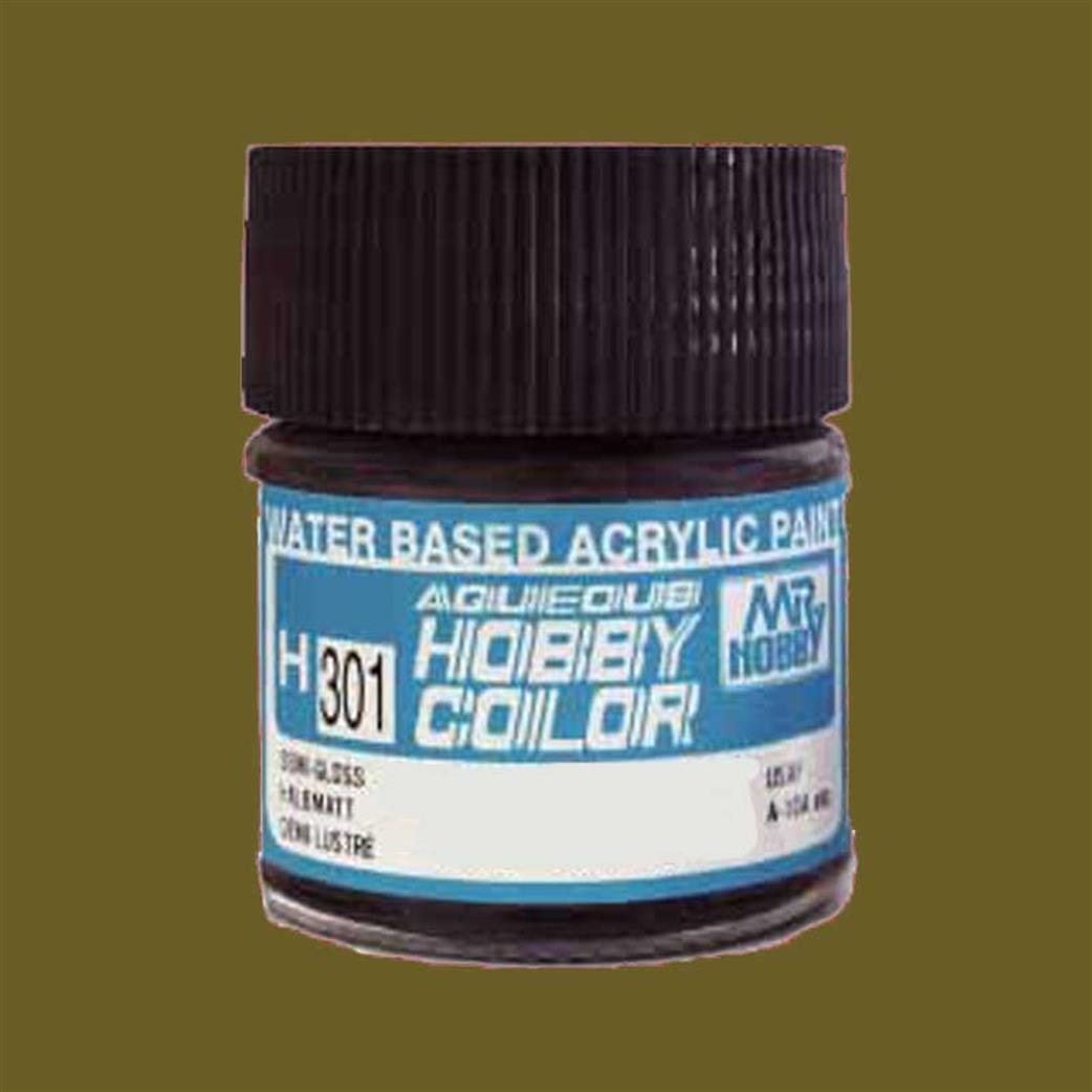 Gunze Sangyo  H52 52 Olive Drab Mr HobbyAcrylic Paint 10ml