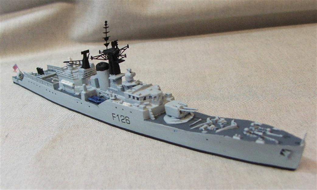 MT Miniatures 1/700 MTM013 HMS Plymouth Modified Type 12 Rothesay-class Frigate Kit Falklands 1982