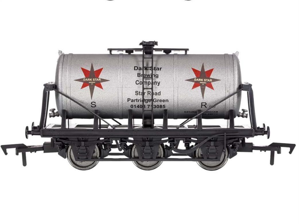 Dapol OO 4F-031-135 Dark Star Brewing 6-Wheel Beer Tank Wagon No.30