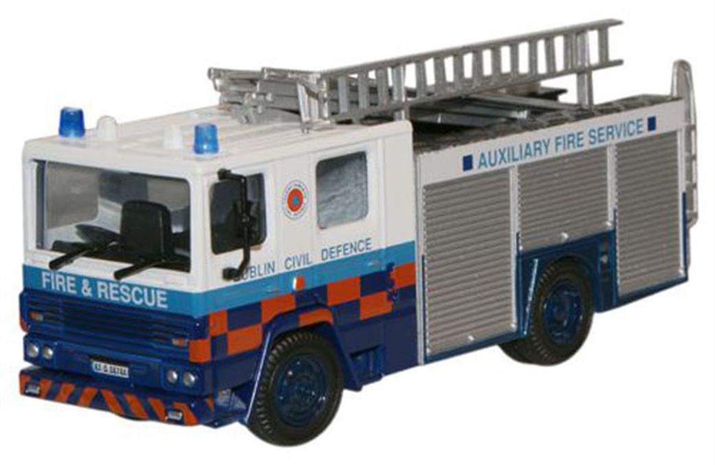 Oxford Diecast 1/76 76DN002 Dennis RS Fire Engine Dublin Civil Defence