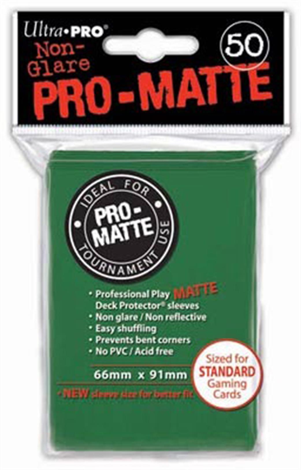 Ultra Pro  82652 50 Pro-Matte Green Deck Protectors