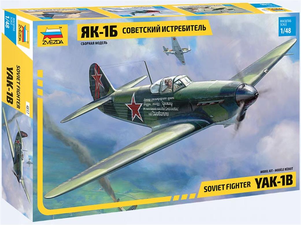 Zvezda 1/48 4817 Yak IB Soviet Fighter Kit