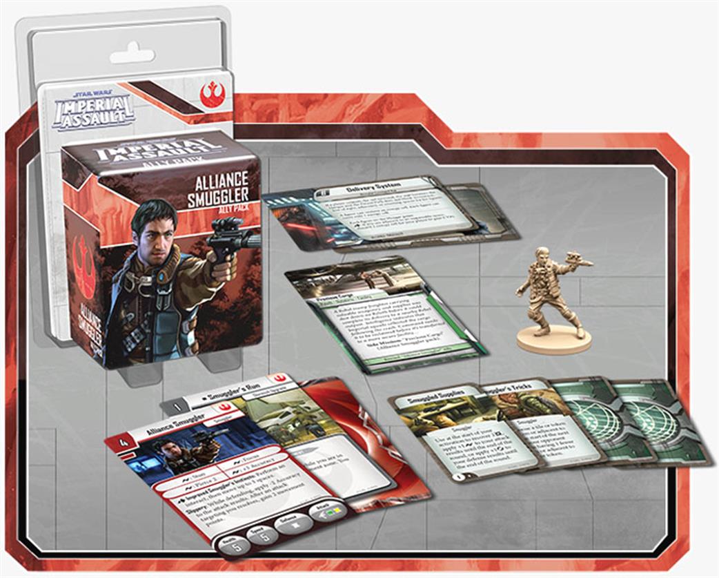 Fantasy Flight Games  SWI17 Alliance Smuggler Ally Pack for Star Wars Imperial Assault